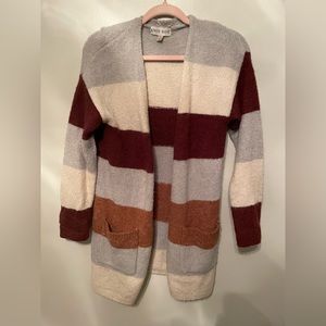 Soft Warm Block Stripe Sweater
